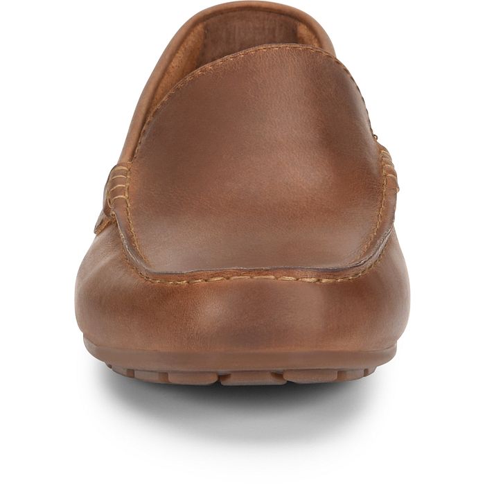 Born Men's Allan Slip-On Shoe - Cookie Dough (Brown)
