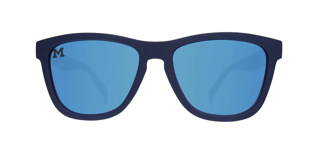 goodr OG Polarized Sunglasses Collegiate Collection - Michigan - GOOOO BLUUUE!!!!!