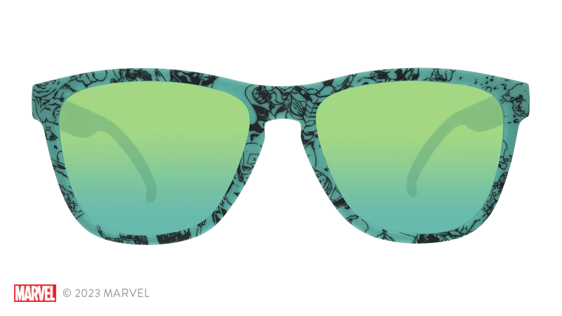 goodr OG Polarized Sunglasses MARVEL REMIX - Super Hero Super Fan