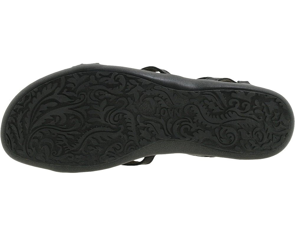 Naot Women's Dorith Sandal - Black Raven Leather