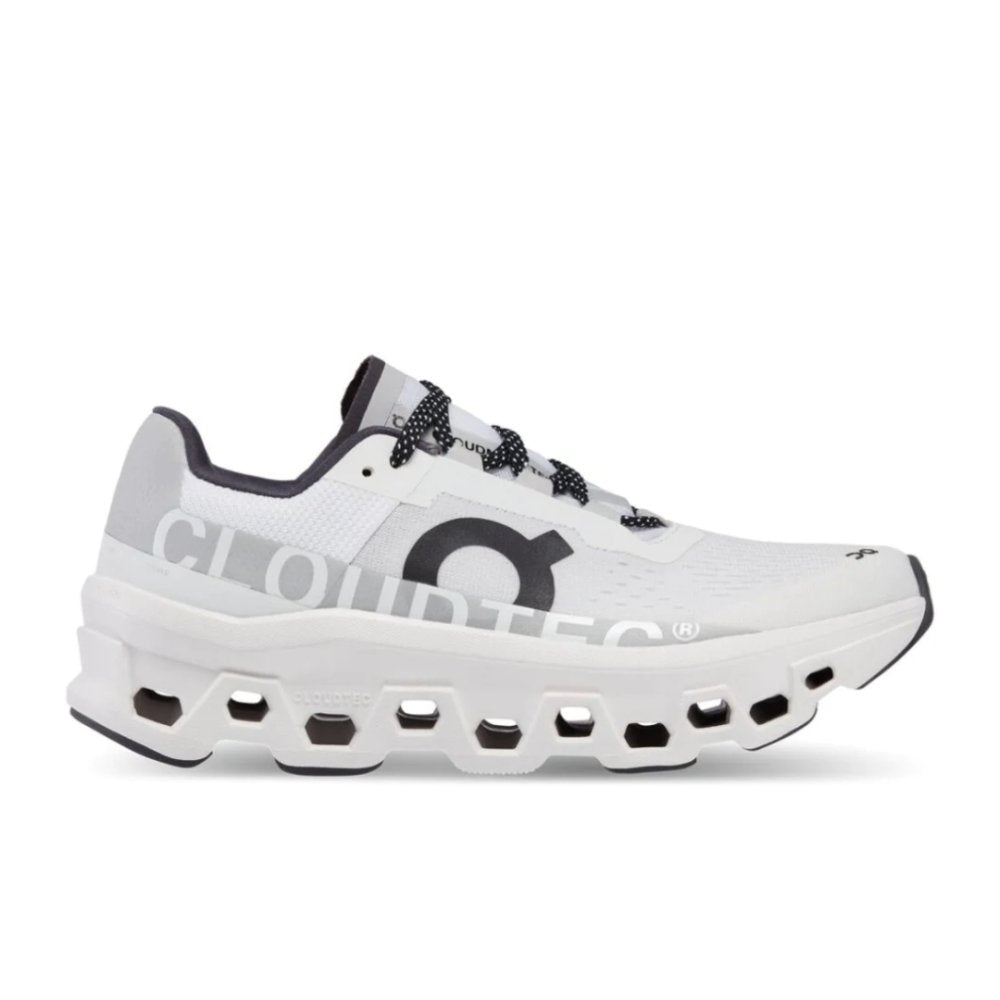 On Women's Cloudmonster Running Shoes - All White