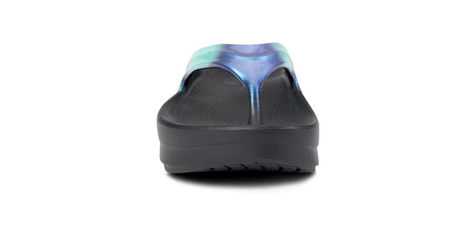 Oofos Women's Oomega Oolala Luxe Recovery Thong Sandal - Atlantis