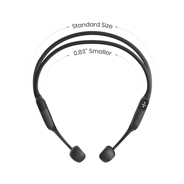 Shokz OpenRun Open-Ear Wireless Endurance Headphones - Black